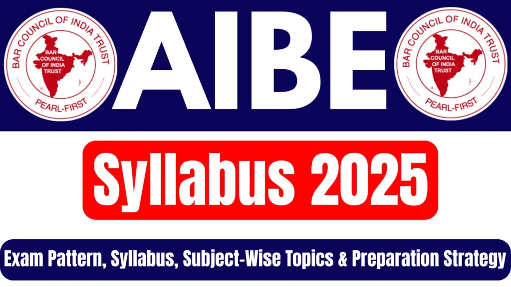 AIBE Syllabus 2025